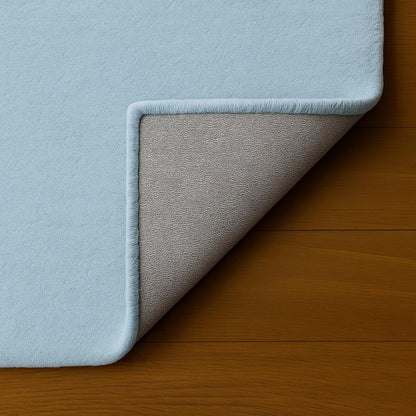 Handmade Tufted Wool Solid Color Area Rug - Modern Plain Ice Melt Color Rug